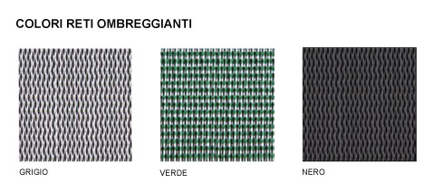 Colori reti ombreggianti